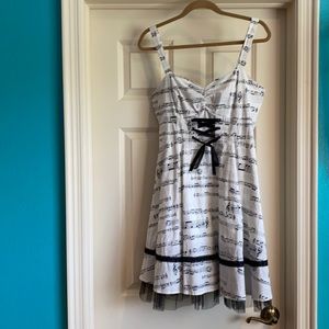 Music Note Party Dress